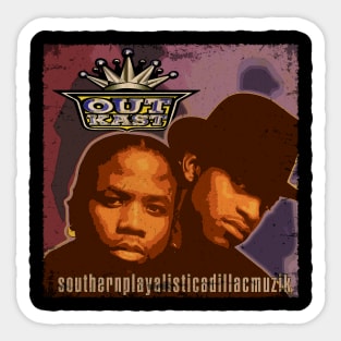 Southernplayalistic Vibes Immersive Images of Outkast Sticker